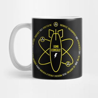 I BOMB ATOMICALLY Mug